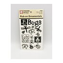 Pressed Petals Rub-On Ornamental - Bugs