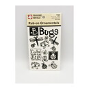 Pressed Petals Rub-On Ornamental - Bugs