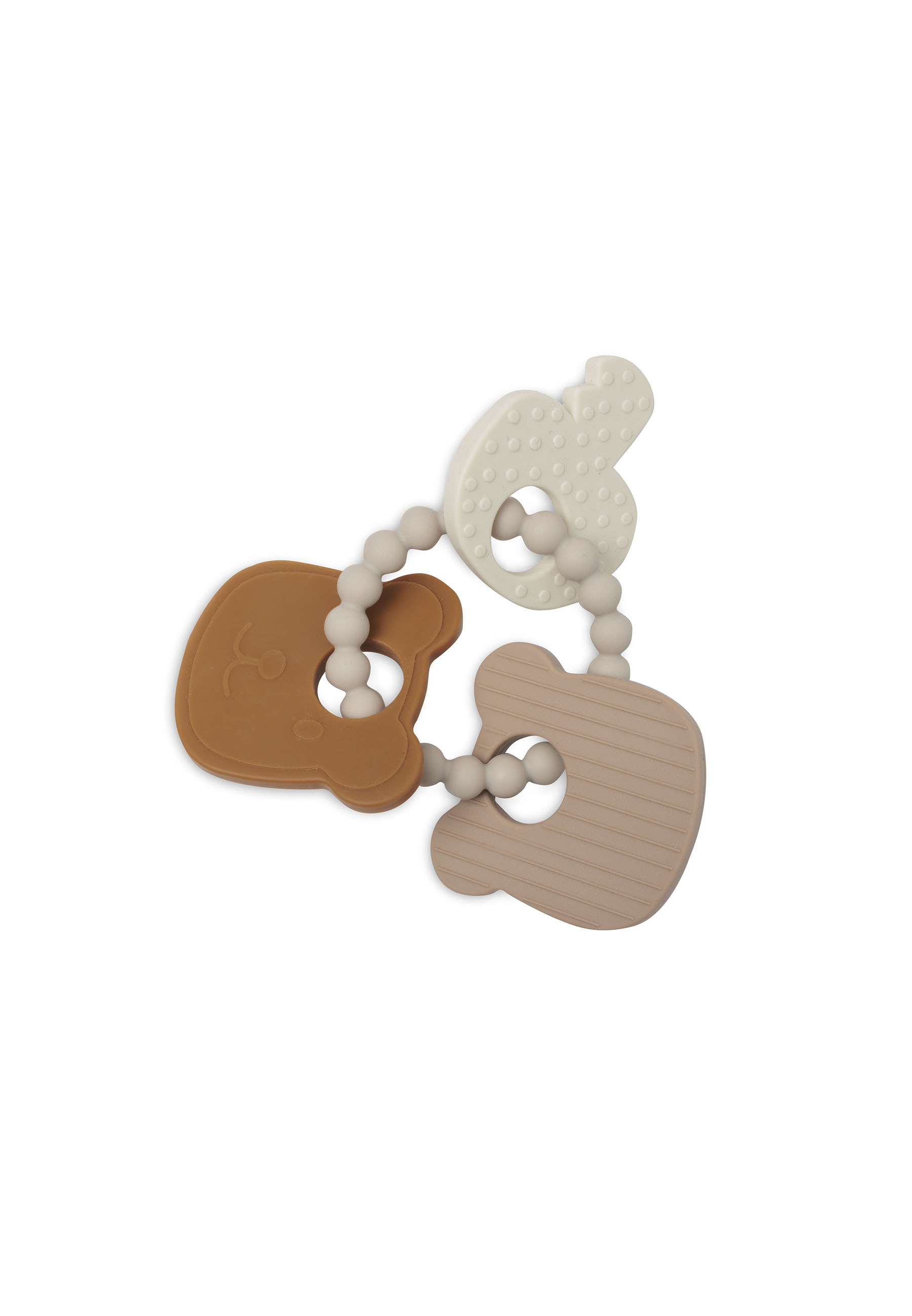 Jollein Bitring i silikon 15x11x1cm Teddy Bear - 3