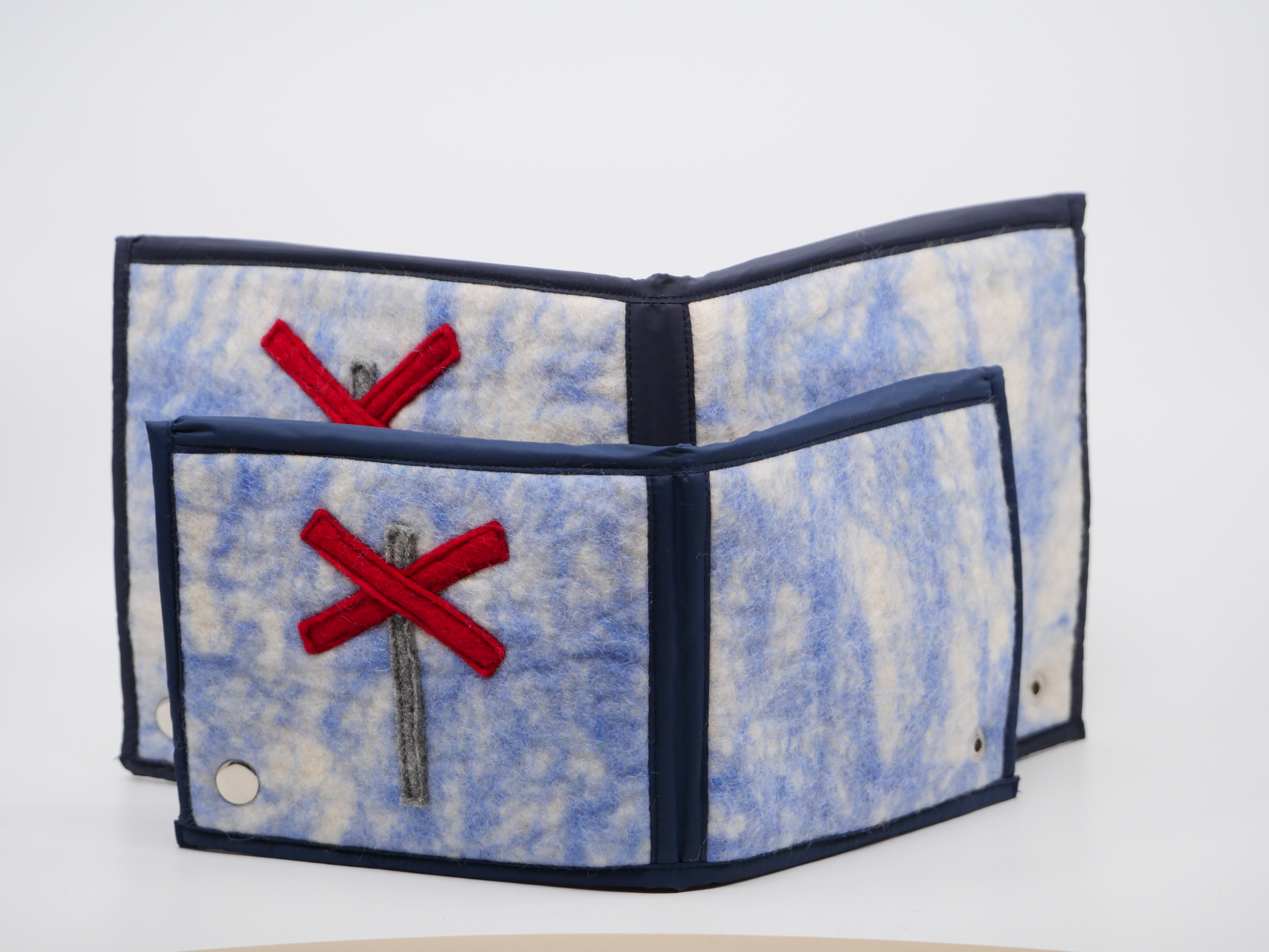 Sittunderlag i tovad ull - medium - 19