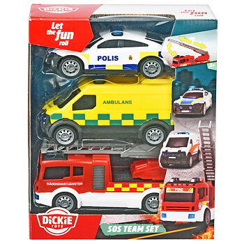 Dickie Toys Svenska Räddningsbilar