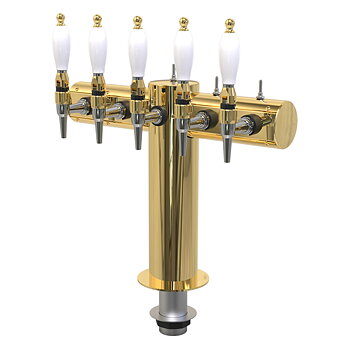 Font -Geneva T5, PVD gold, LED/QC