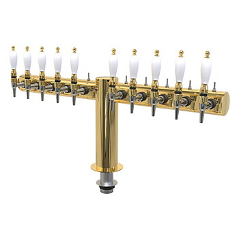 Font -Geneva T10, PVD gold, LED/QC