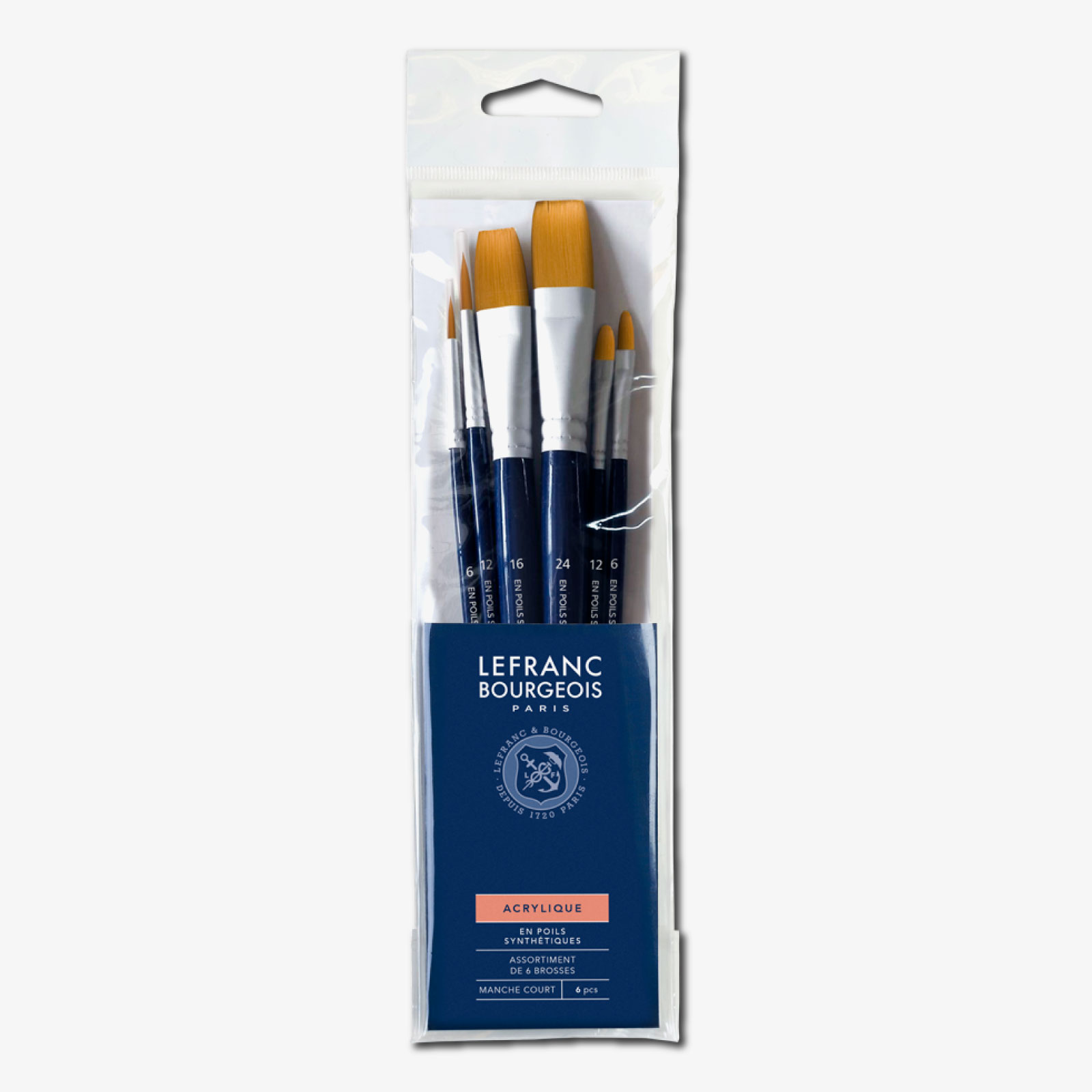 PENSELSET 6-PACK L&B