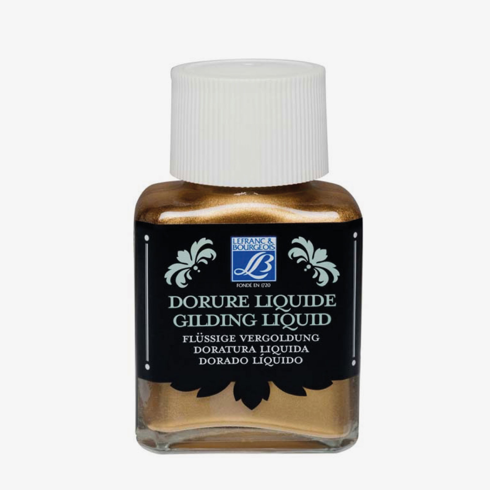 LEFRANC & BOURGEOIS GILDING LIQUID PALE GOLD, 75 ml