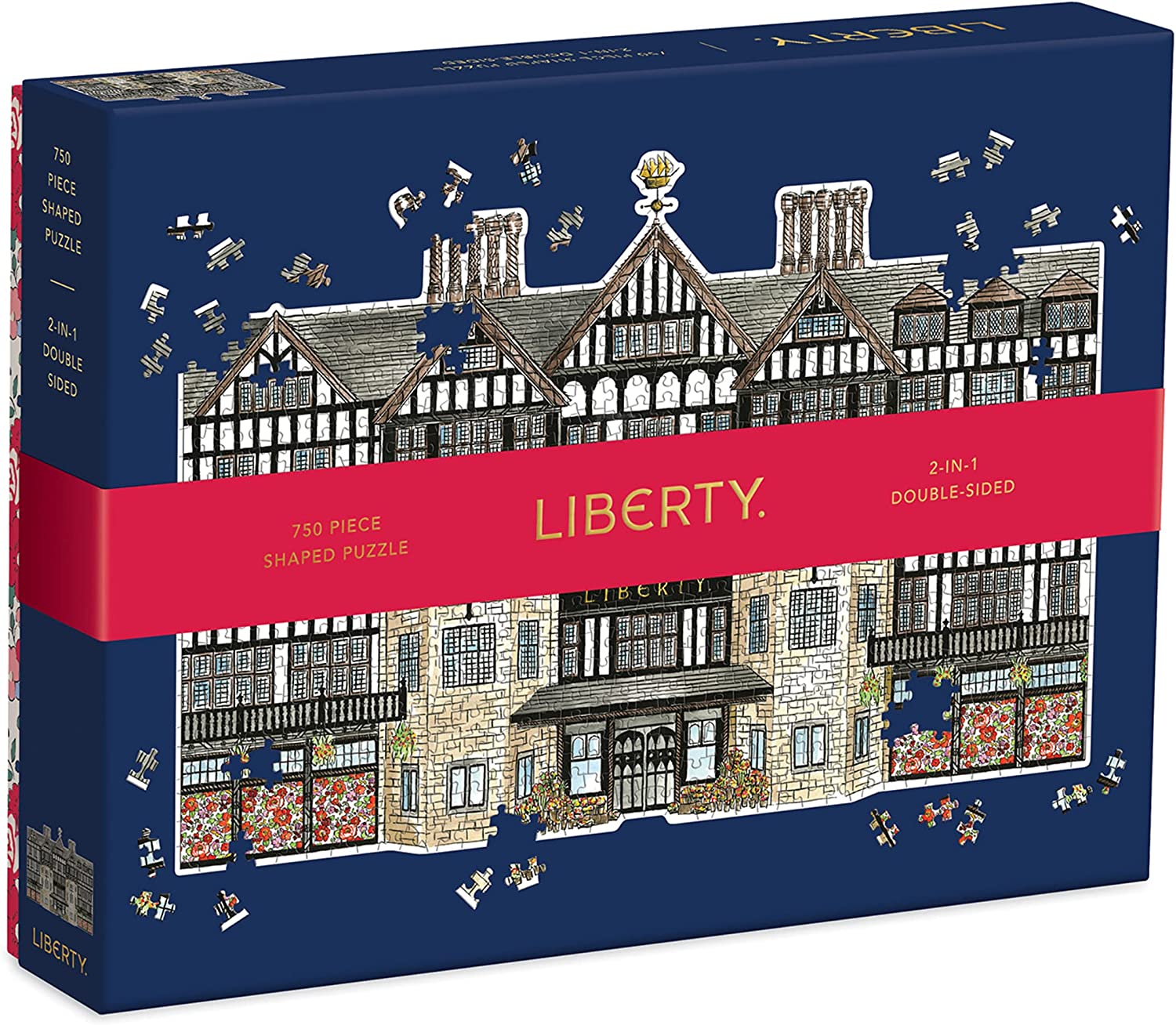 Liberty Tudor Building 750 Piece Shaped Puzzle