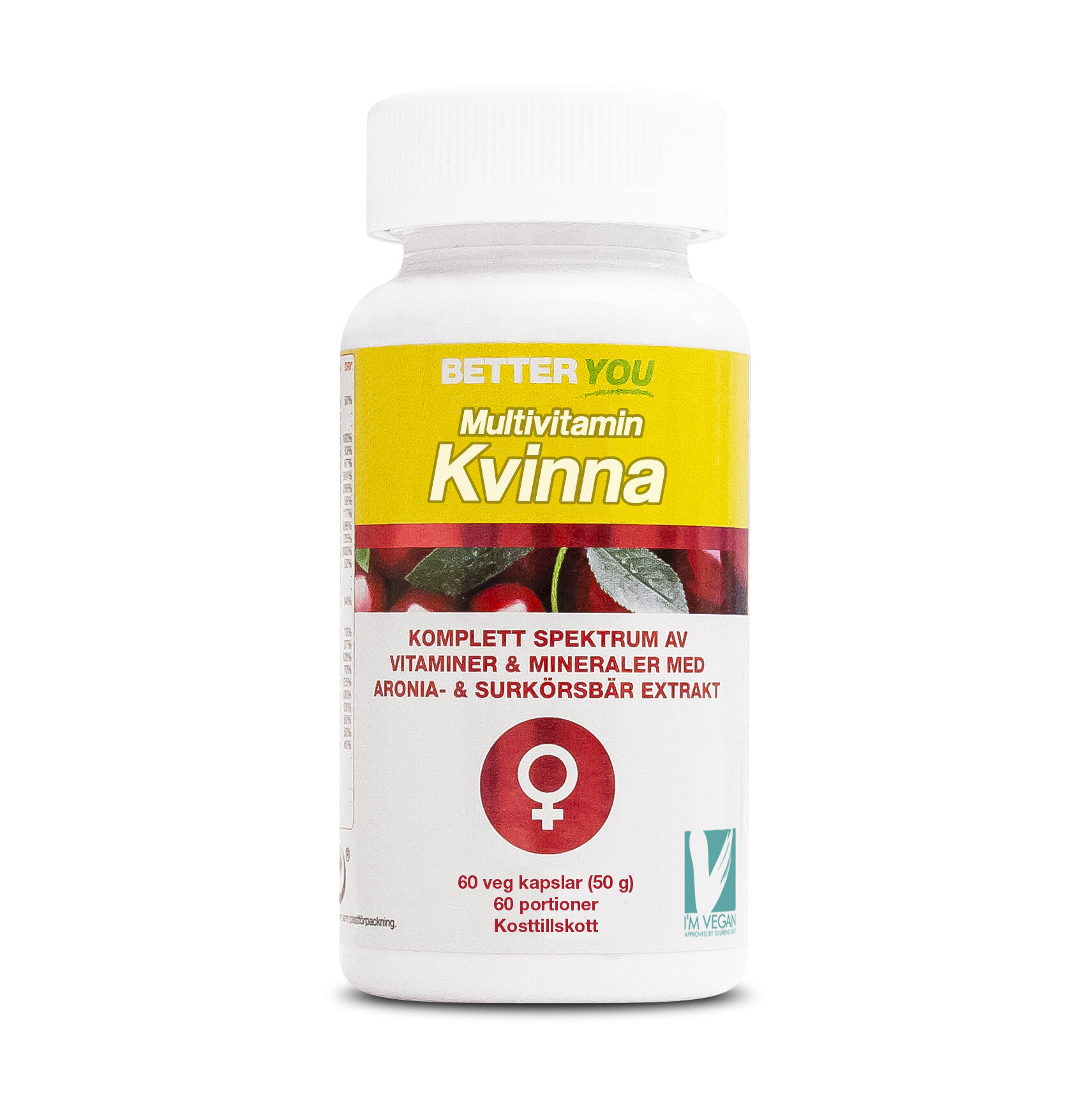 Multivitamin Kvinna 60 kapslar - Better You