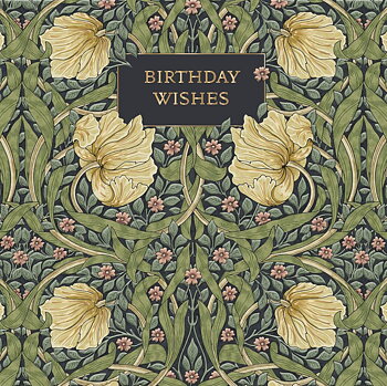 Morris&Co Birthday, Greeting Card