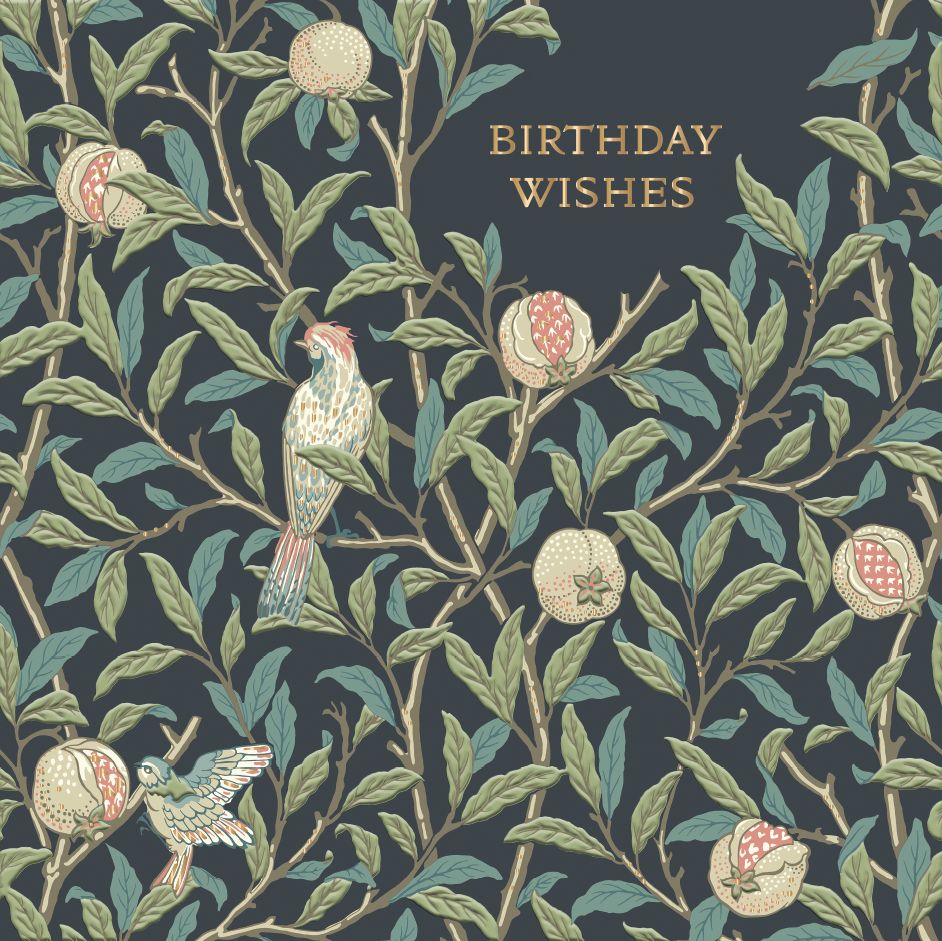 Morris&Co Birthday, Greeting Card