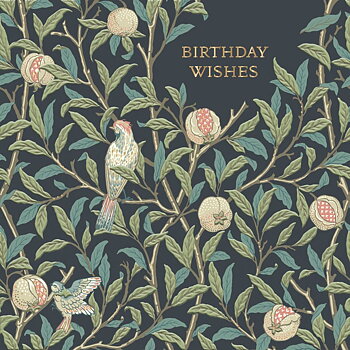 Morris&Co Birthday, Greeting Card
