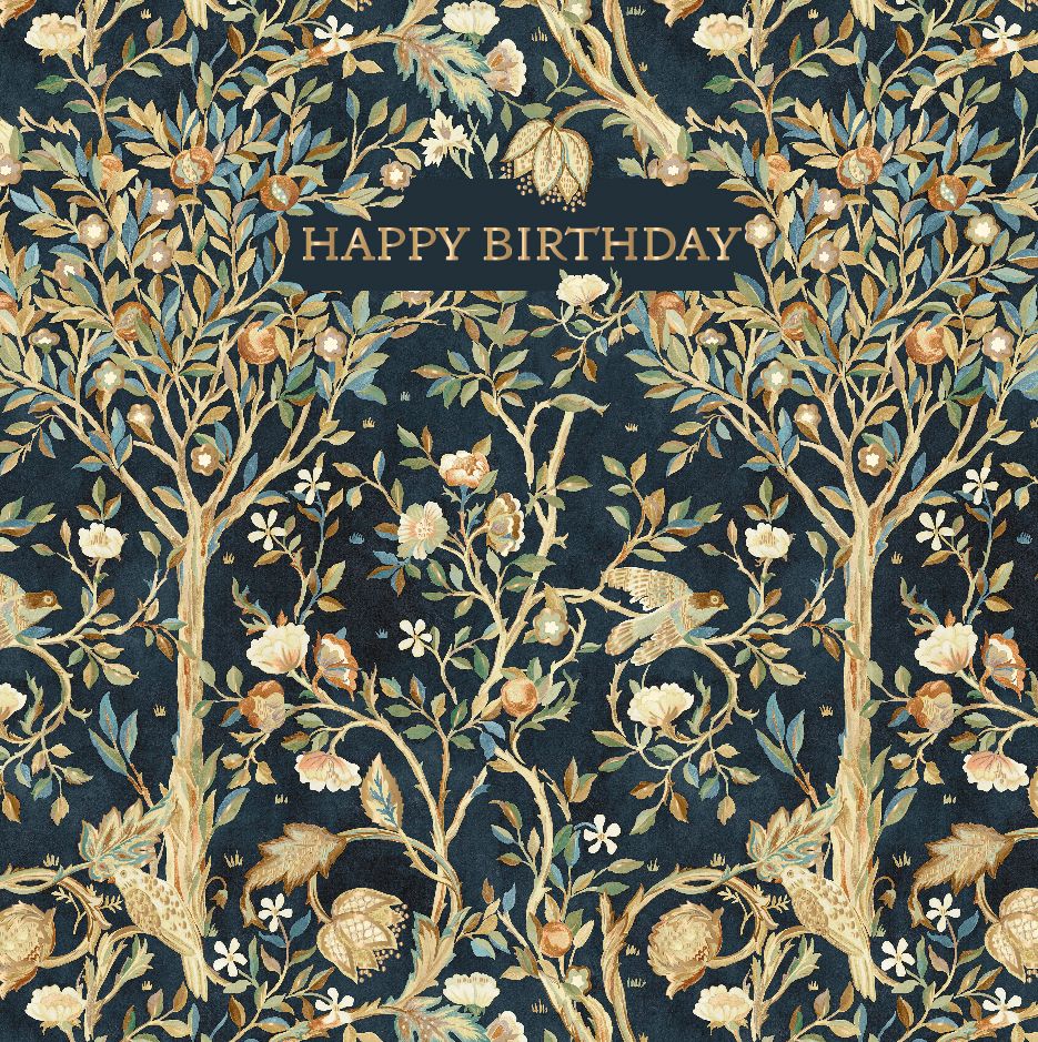Morris&Co Birthday, Greeting Card