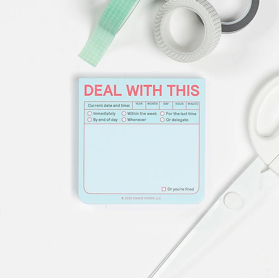 Knock Knock Deal with This Sticky Note (Pastel Edition) - 3