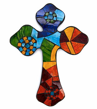 Mosaik Kors - 30cm