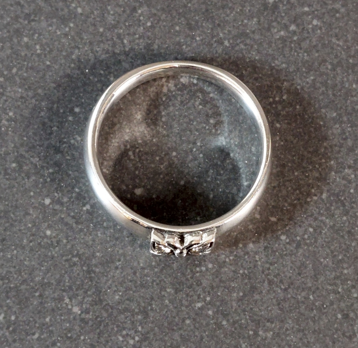 Ring i Silver med Fjäril - 2