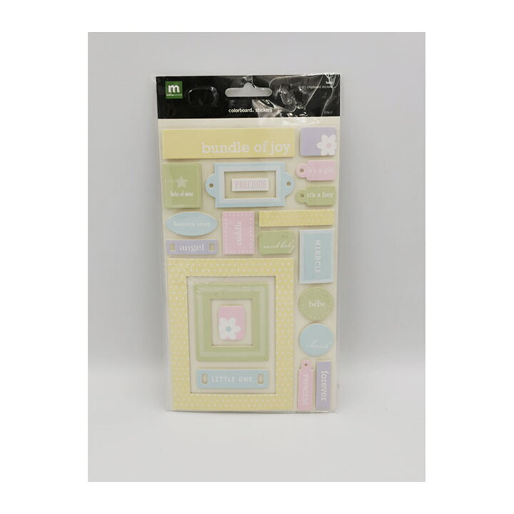 Making Memories Colorboard Stickers - Baby