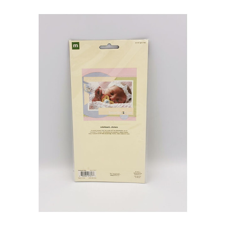 Making Memories Colorboard Stickers - Baby