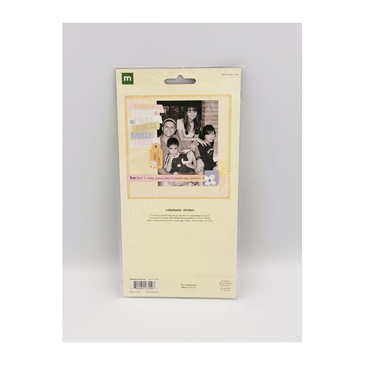 Making Memories Colorboard Stickers - Memories