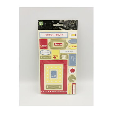 Making Memories Colorboard Stickers - School