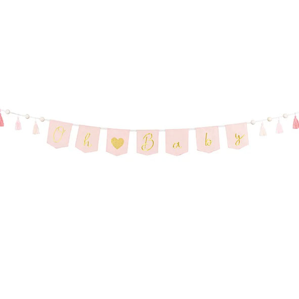 Girlang "Oh baby" - Rosa - 1