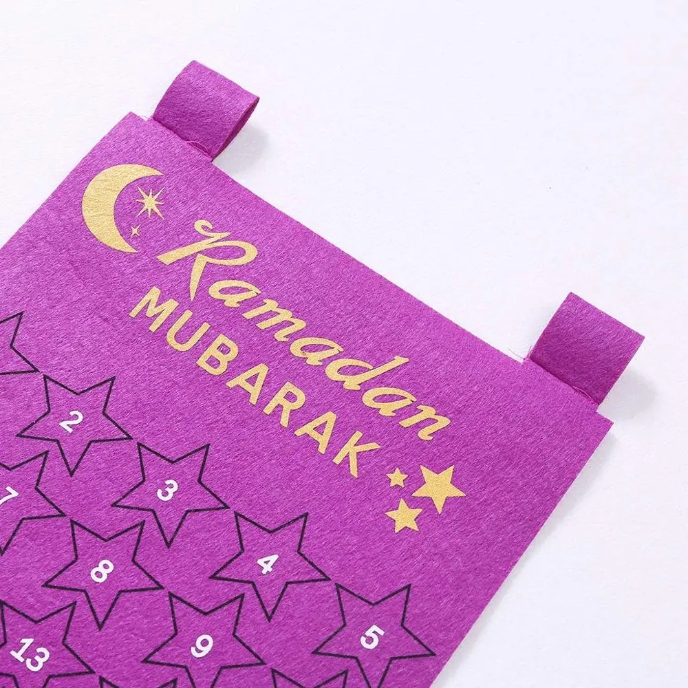 Ramadan Decoration - Ramadan Calendar - Pink - 4
