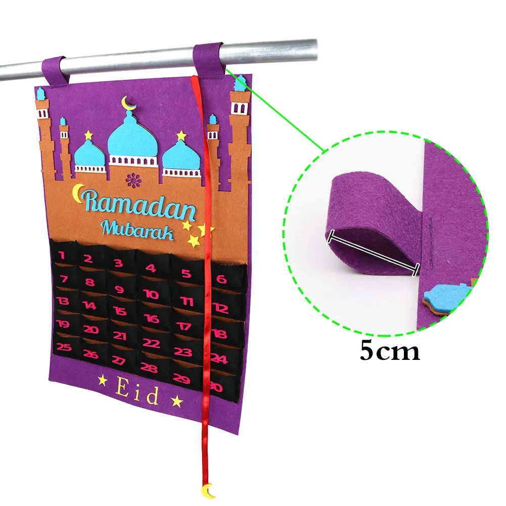 Ramadan Decoration - Ramadan Calendar Stars - Purple stars - 5