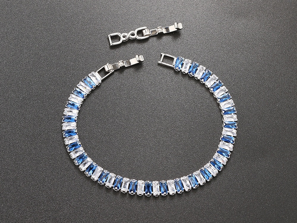 Armband med Cubic Zirconia och i med platinumplätering - 3