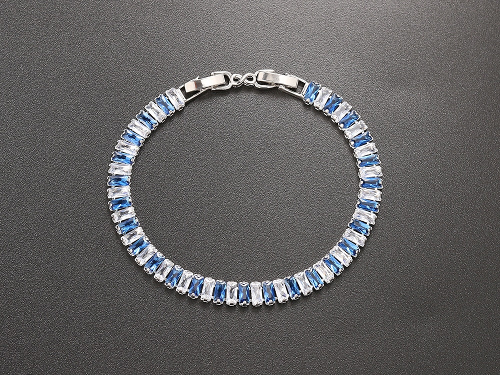 Armband med Cubic Zirconia och i med platinumplätering - 4
