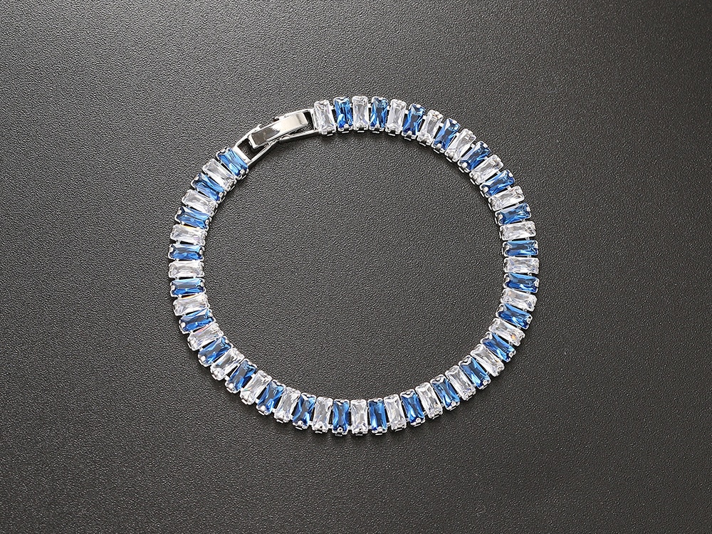 Armband med Cubic Zirconia och i med platinumplätering - 2
