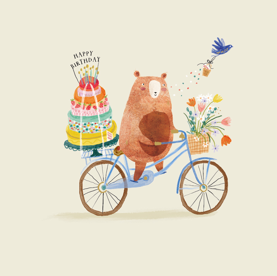 Birthday Bear, Greeting Card