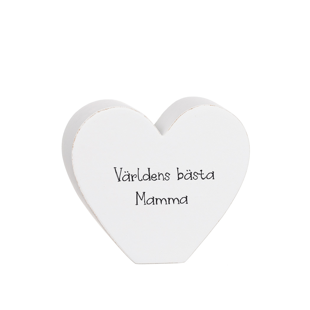 Stående hjärta, "Bästa Mamma"