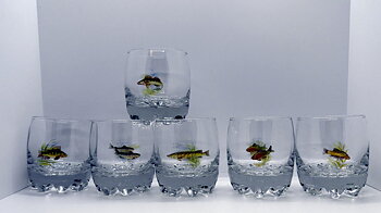 Galassia Whiskyglas Fisk 6 pack