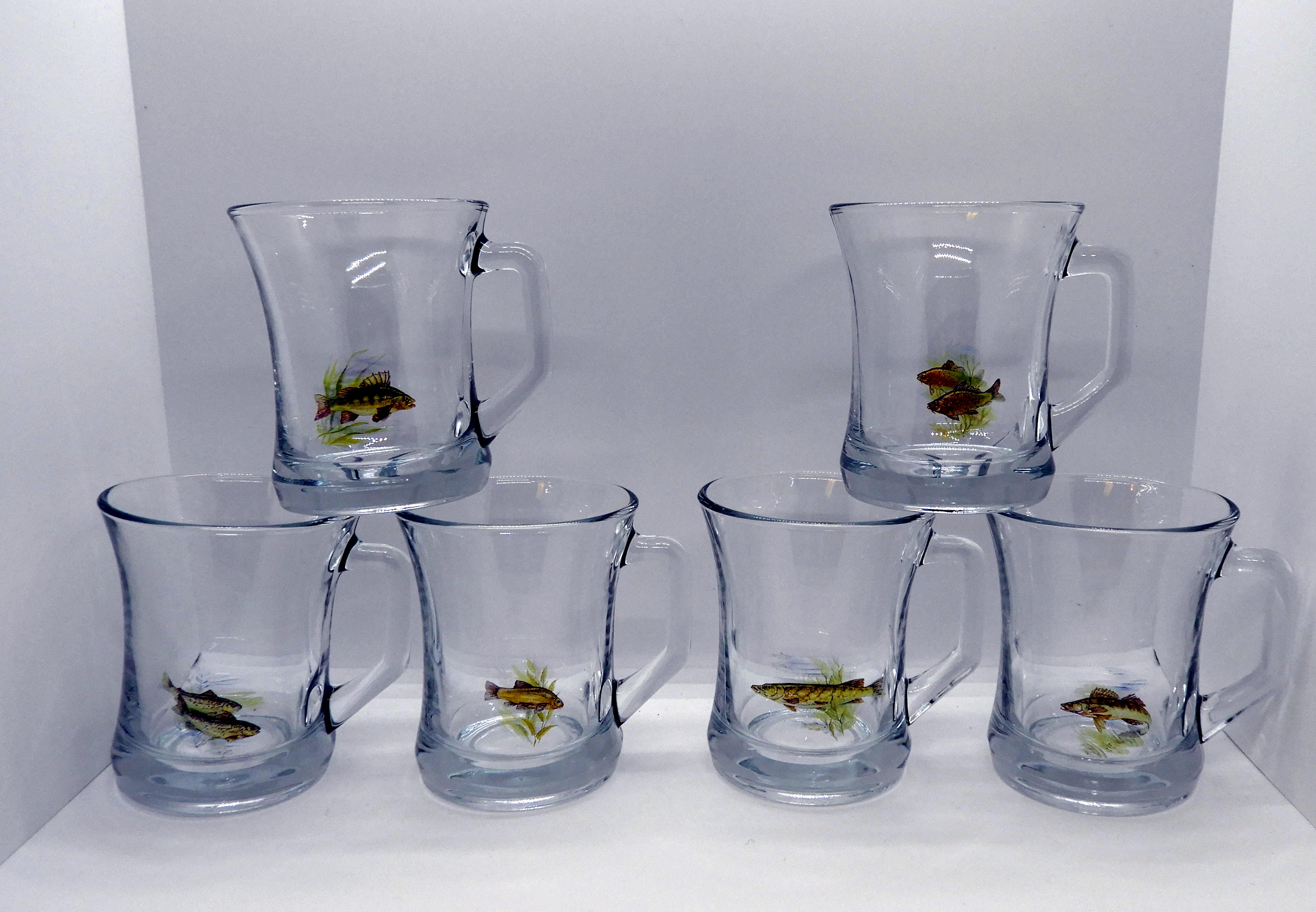 Glasmugg Zen 23 cl. Fisk 6 pack - 2