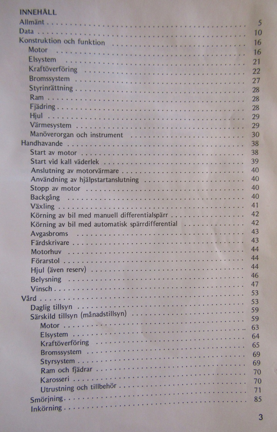 1962-1966 Volvo 939 L4854 Viking Instruktionsbok - 2