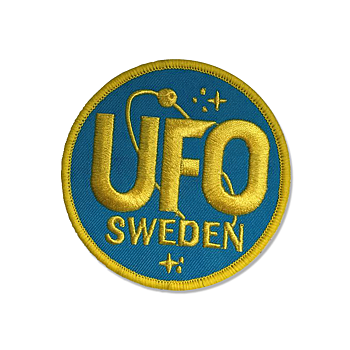 UFO SWEDEN - TYGMÄRKE