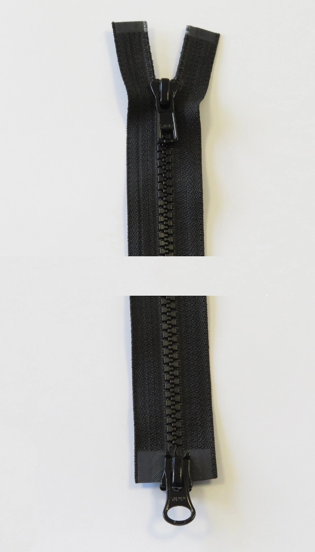 Tvåvägs Dragkedja vislon 6mm - 8