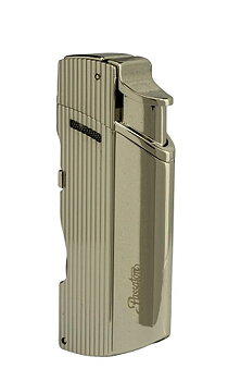 Passatore Cannes II Flame Jet  Lighter - Inbyggd Cigarrborr & Cigarrnål Light Gun