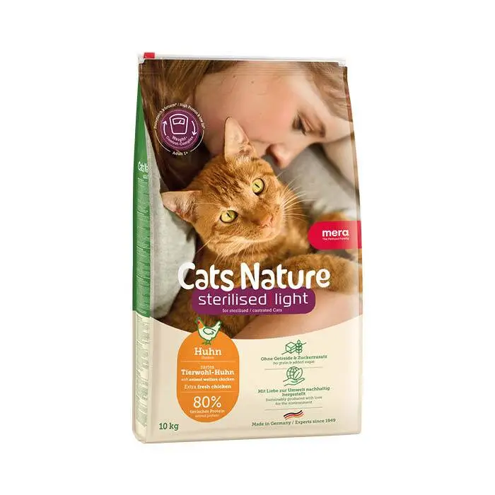 Cats Nature Sterilized / Light, chicken, 10kg