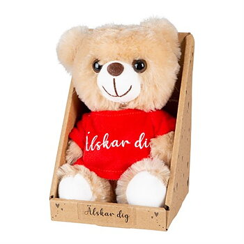 Nalle med röd t-shirt, Älskar dig