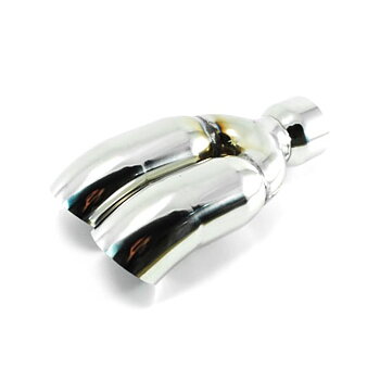 Ändrör Max 64 mm - 2,5'' med 2x3'' Böjt utblås