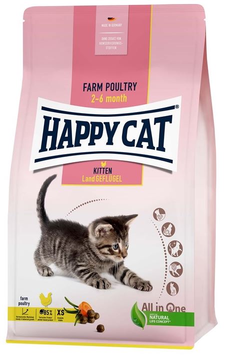 HappyCat Kitten fågel, 300g