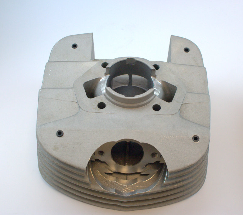 Cylinder Zündapp KS125 inkl. stempel og topstykke - 4