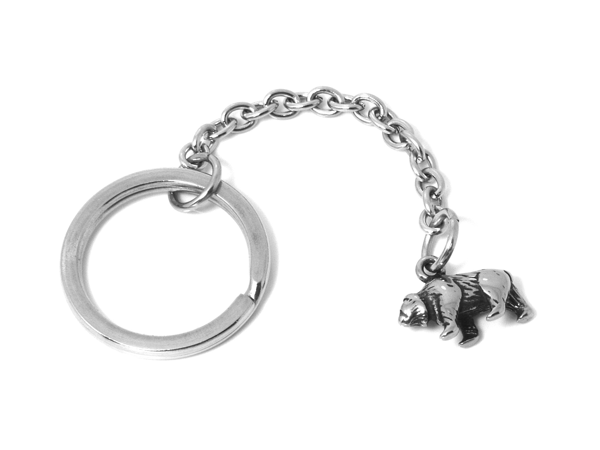 Björn Nyckelring i Rostfritt Stål, Ursus Accessoar, Djur Nyckelhållare - 2
