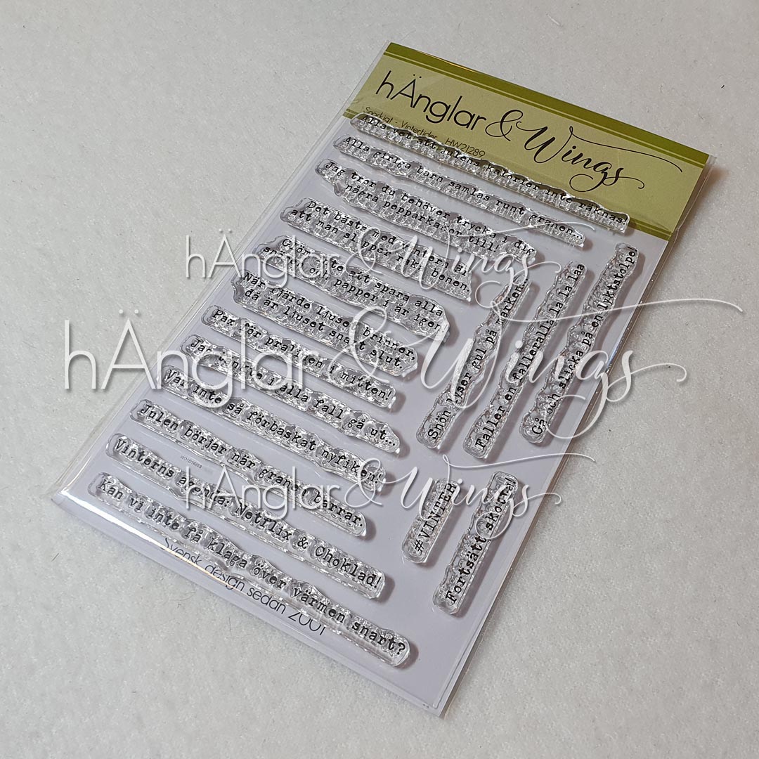 HW  Clear Stamps Snorkigt - Vintertider