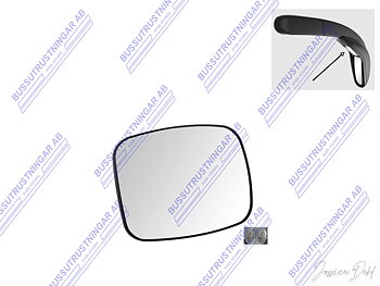 Spegelglas till Mekra spegel 277