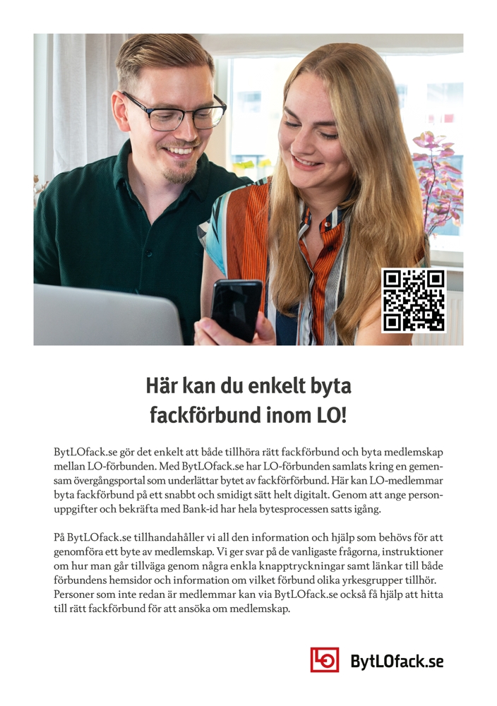 Flyer A5 - Här byter du fackförbund inom LO!