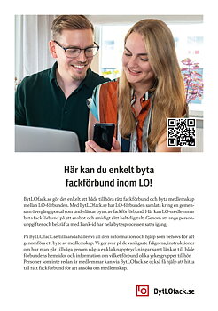 Flyer A5 - Här byter du fackförbund inom LO!