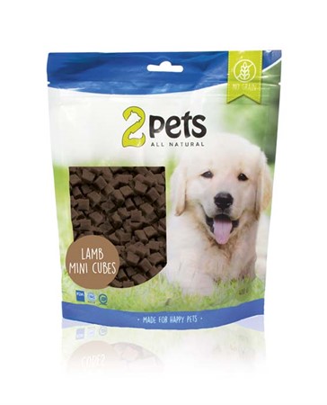 Hundgodis Lamb minicubes, 2pets - 2