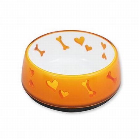 Hundskål med tung botten, Orange