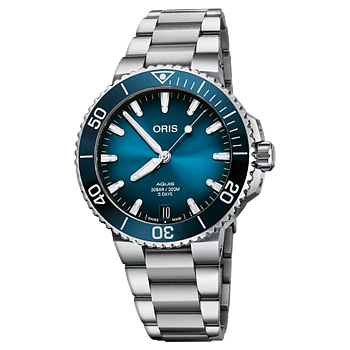 01 400 7769 4135-07 8 22 09PEB Oris Aquis Date Calibre 400 41,5 blå