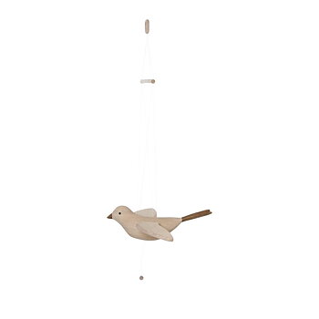 Flygande fågel KOKO BIRD ljus ek KAS